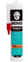 Герметик GROVER (100%силик.)санит. S300 прозрачный 280 мл, , шт в интернет-магазине Патент24.рф
